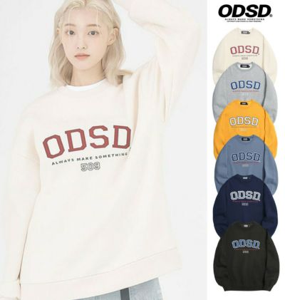 ODDSTUDIO オッドスタジオ 正規品 ODSD APPLIQUE LOGO SWEAT SHIRTS/全