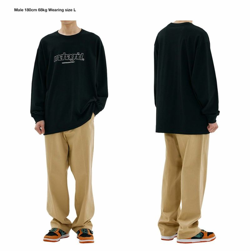 mahagrid マハグリッド 正規品 THIRD LOGO LS TEE/全3色 | DAESE