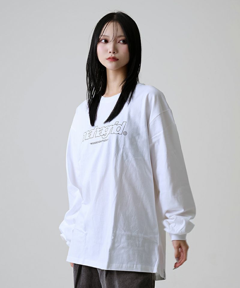 mahagrid マハグリッド 正規品 THIRD LOGO LS TEE/全3色 | DAESE