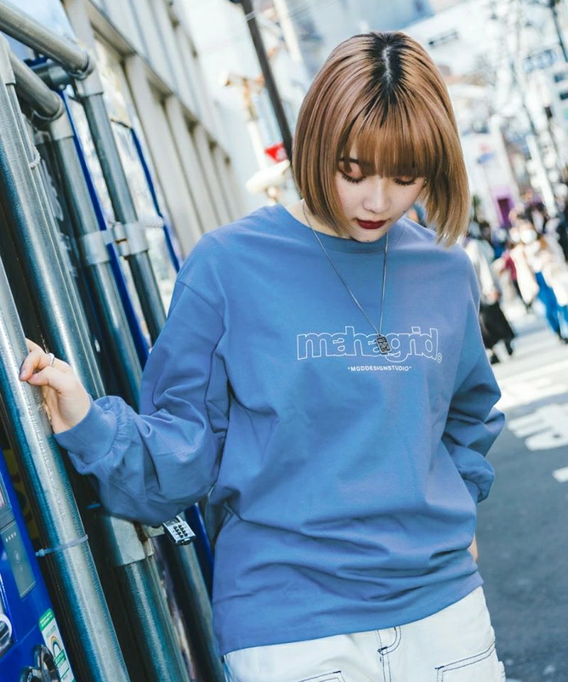 mahagrid マハグリッド 正規品 THIRD LOGO LS TEE/全3色 | DAESE