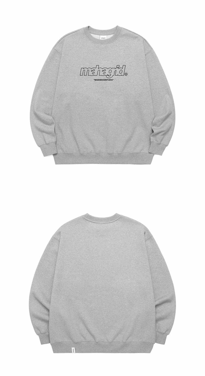 mahagrid マハグリッド 正規品 THIRD LOGO CREWNECK/全7色 | DAESE