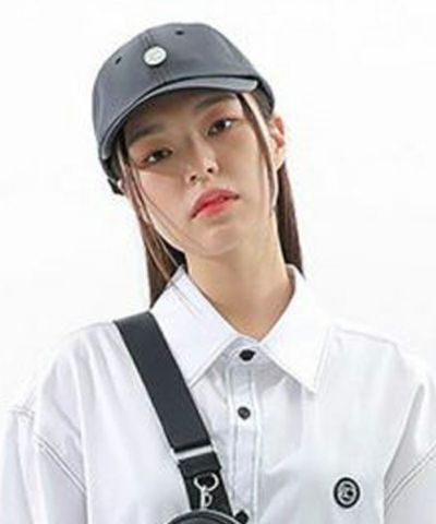 BASIC COTTON ベーシックコットン ブランドロゴレザーCAP/全1色