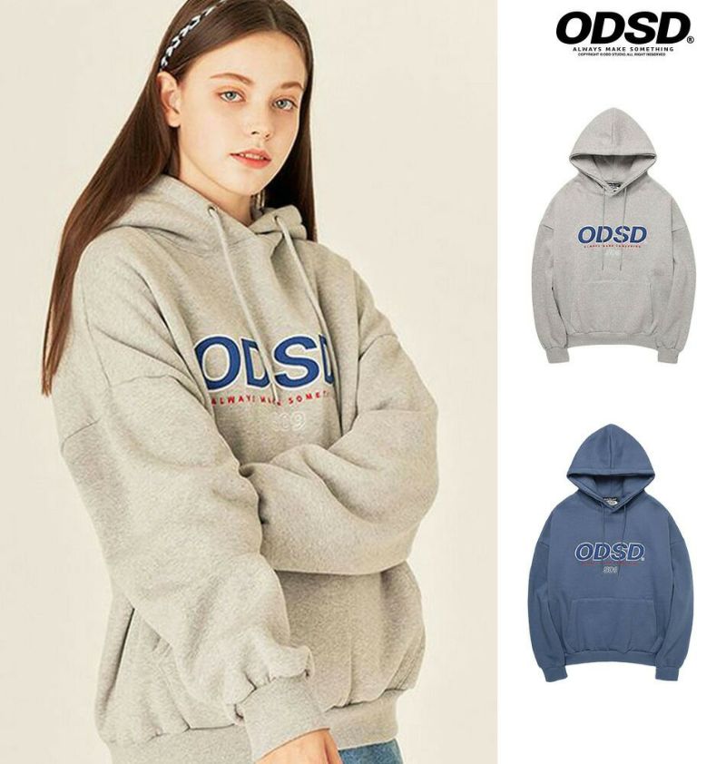 ODDSTUDIO オッドスタジオ 正規品 ODSD LOGO HOODIE(裏毛)/全2色