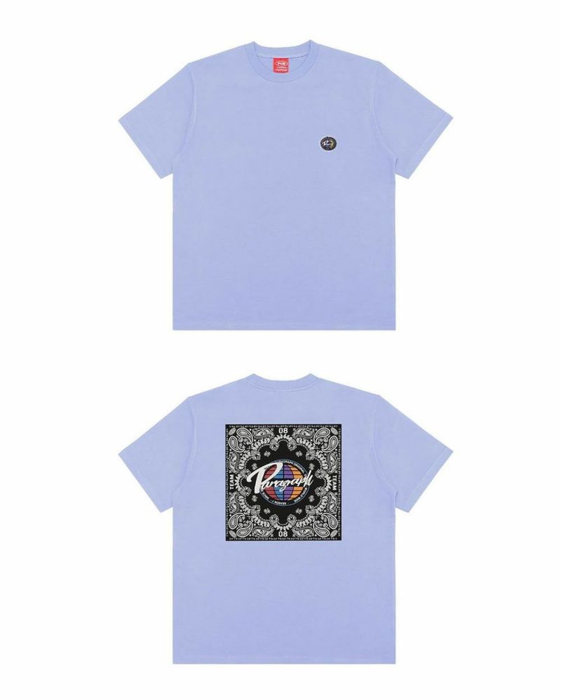 Paragraph パラグラフ 正規品 Bandana design Brand Logo T-shirt/全4色