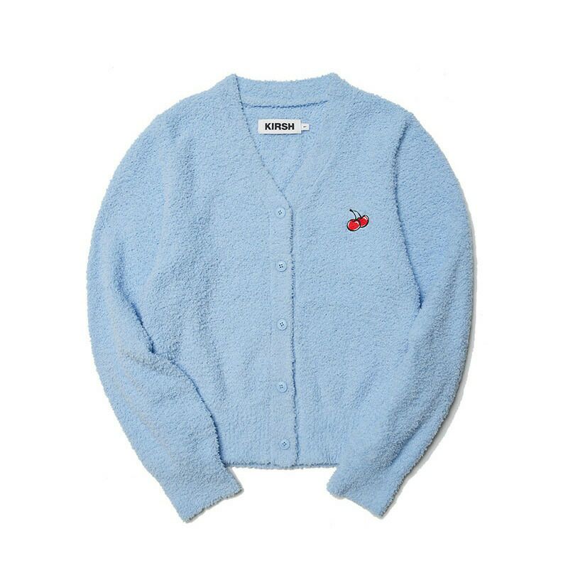 KIRSH キルシー SMALL CHERRY CROP CARDIGAN LS/ スモールチェリークロップカーディガン ニット | DAESE  TOKYO(デセトウキョウ)