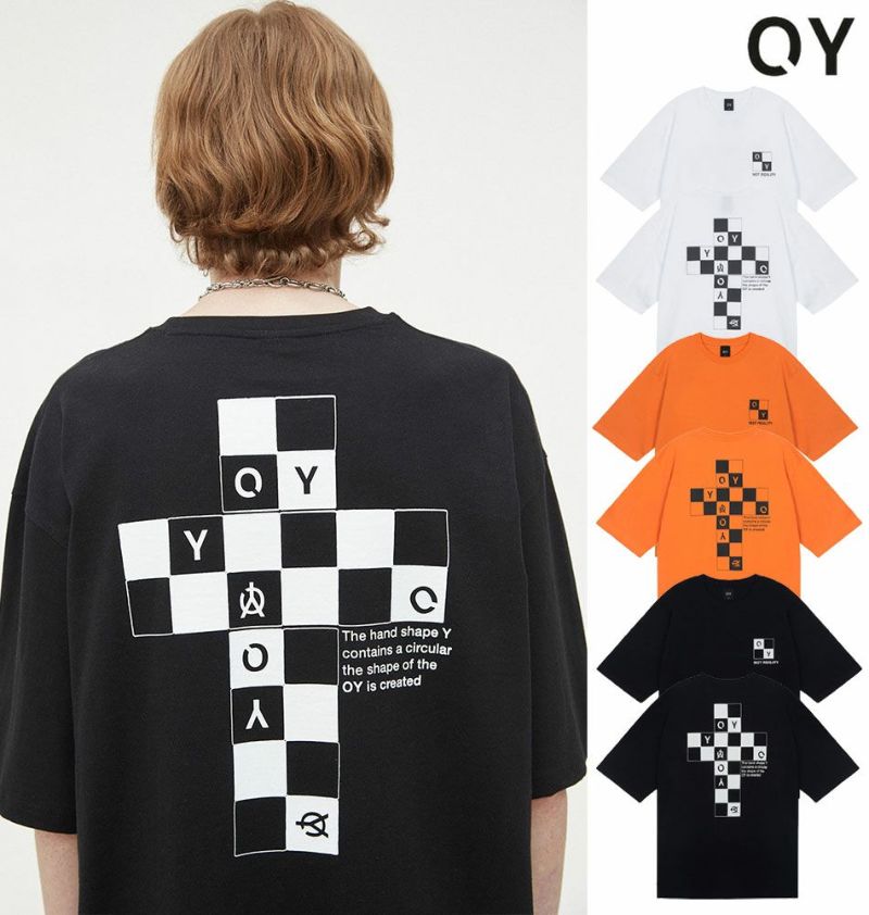 OY オーワイ 正規品 CHECK CUBE LOGO T/全3色 | DAESE TOKYO