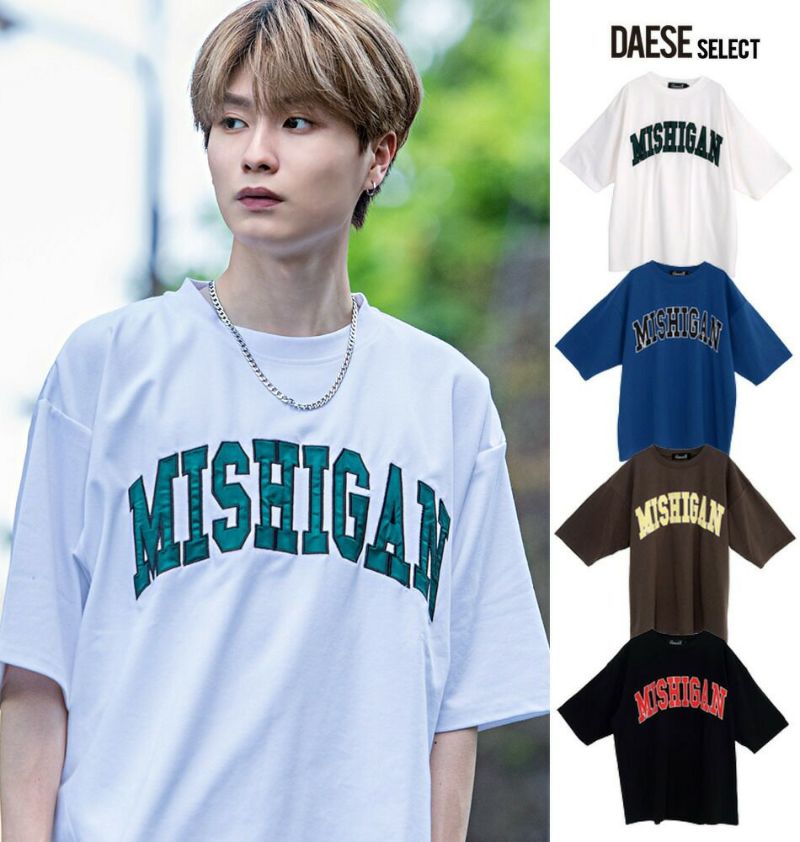 DAESE SELECT デセセレクト シルケットポンチクルーネック半袖ドロップショルダービッグTシャツ/全4色 | DAESE  TOKYO(デセトウキョウ)