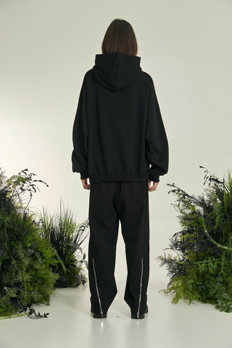 OY オーワイ カッティングテープ CUTTING TAPE HOODIE 裏起毛フーディ