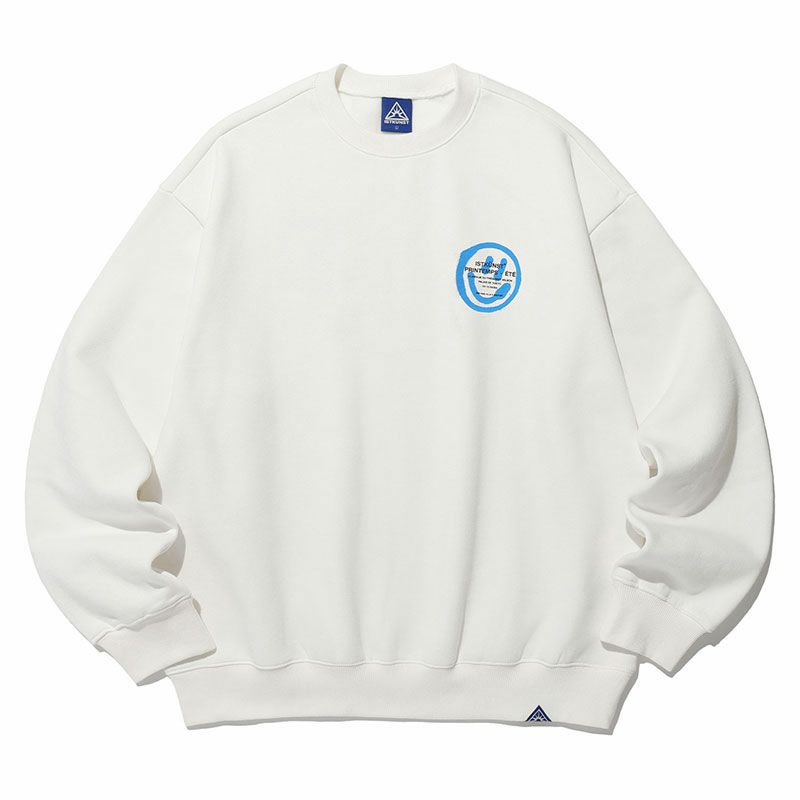 ISTKUNST イストクンスト 正規品 LOGO&SMILEY SWEATSHIRTS ロゴ