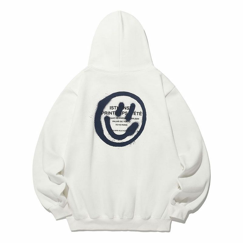 ISTKUNST イストクンスト 正規品 LOGO&SMILEY HOODIE ロゴスマイル フーディー/全2色