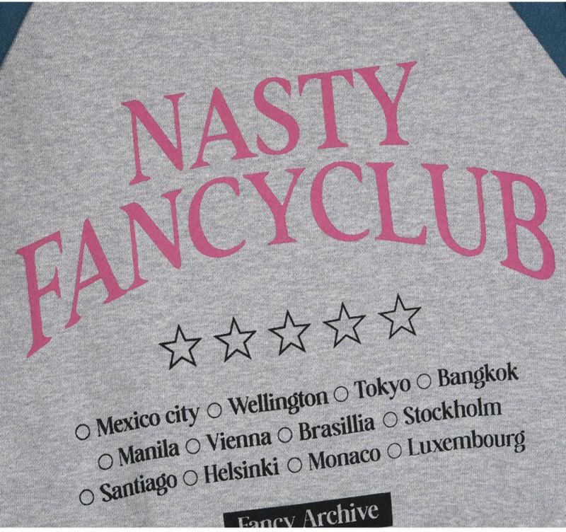 NASTY FANCY CLUB ナスティーファンシークラブ ロゴクロップ SWT/全3色 ...