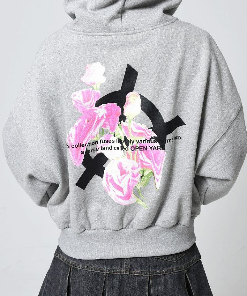 OY/オーワイ』HOLOGRAM FLOWER HOODIE/フーディ-