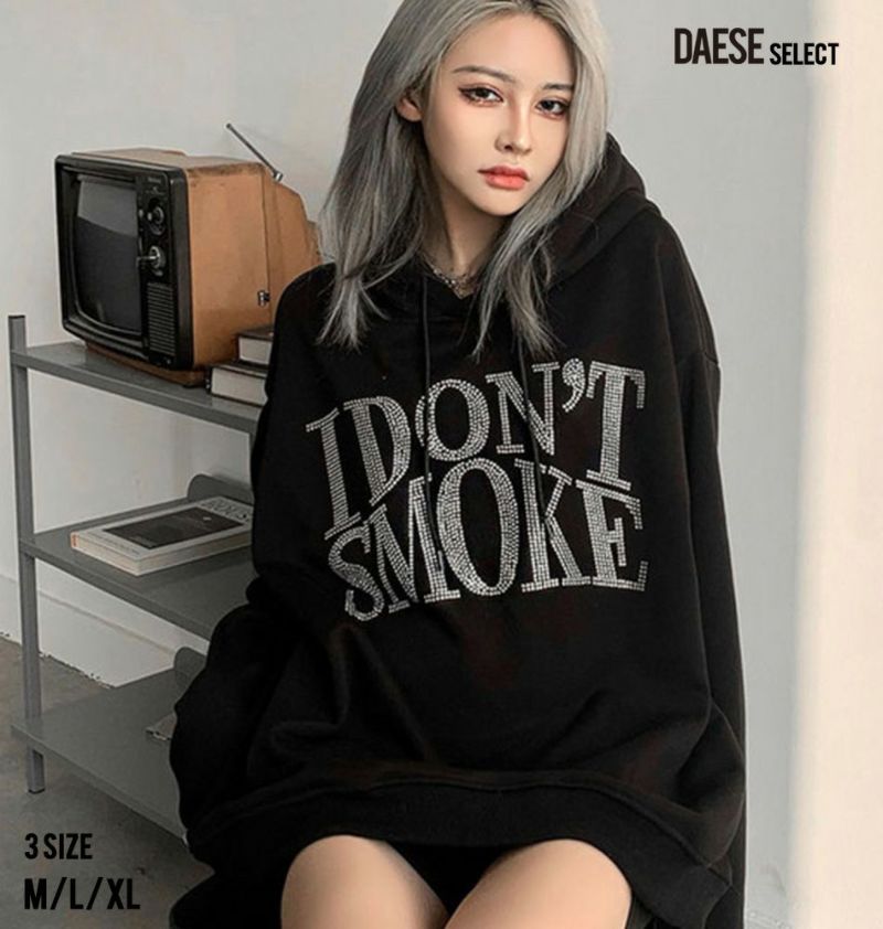 DAESE SELECT デセセレクト IDON'T SMOKEロゴパーカー/全1色 | DAESE