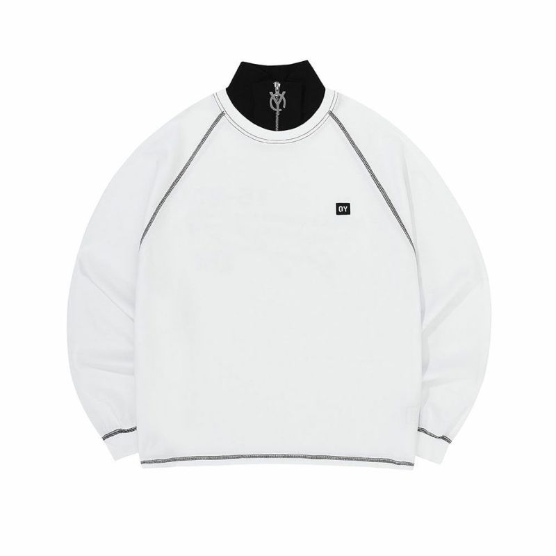 OY オーワイ ロゴZIPポラ ロンT TYPOGRAPHIC LOGO ZIPPER POLA LONG SLEEVE/全3色