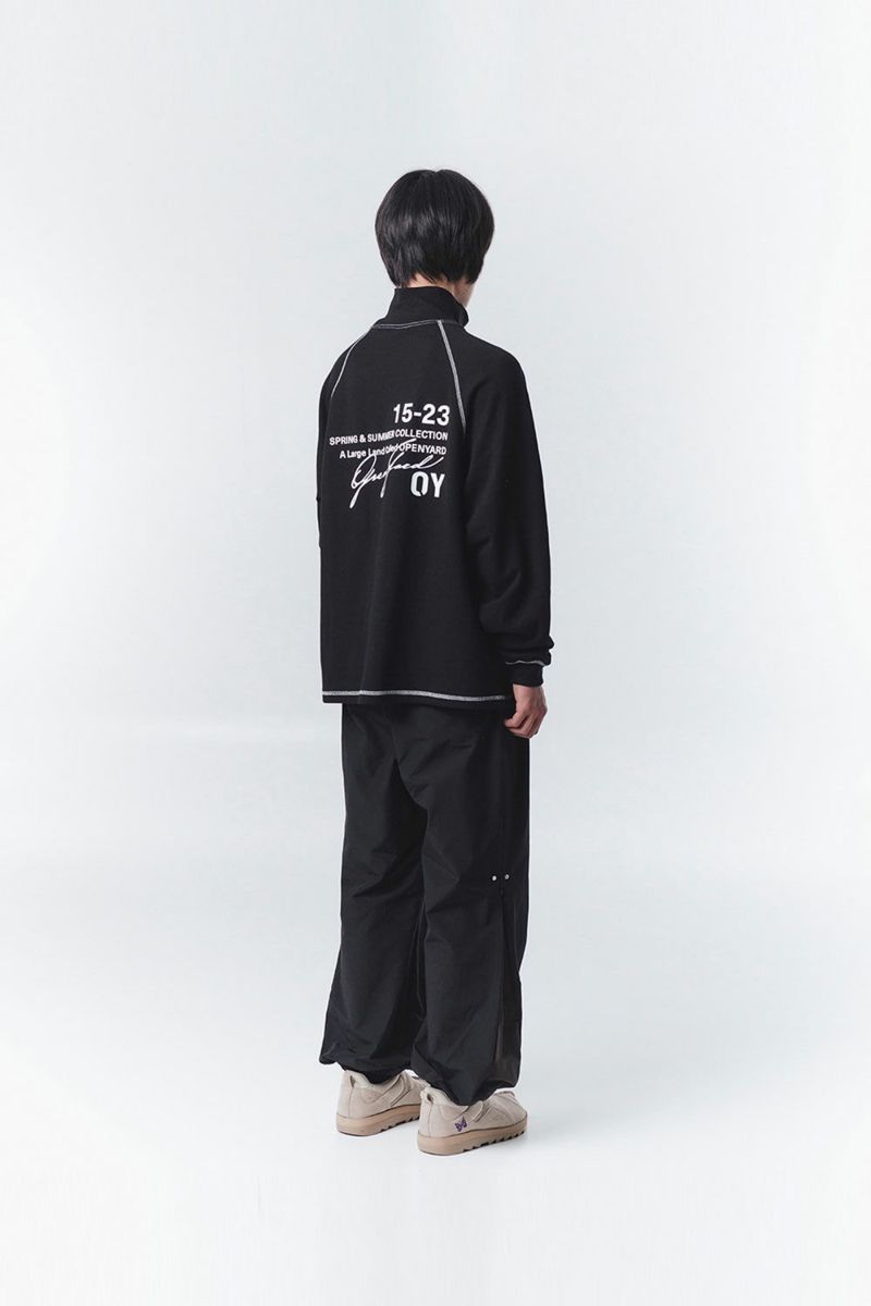 OY オーワイ ロゴZIPポラ ロンT TYPOGRAPHIC LOGO ZIPPER POLA LONG SLEEVE/全3色