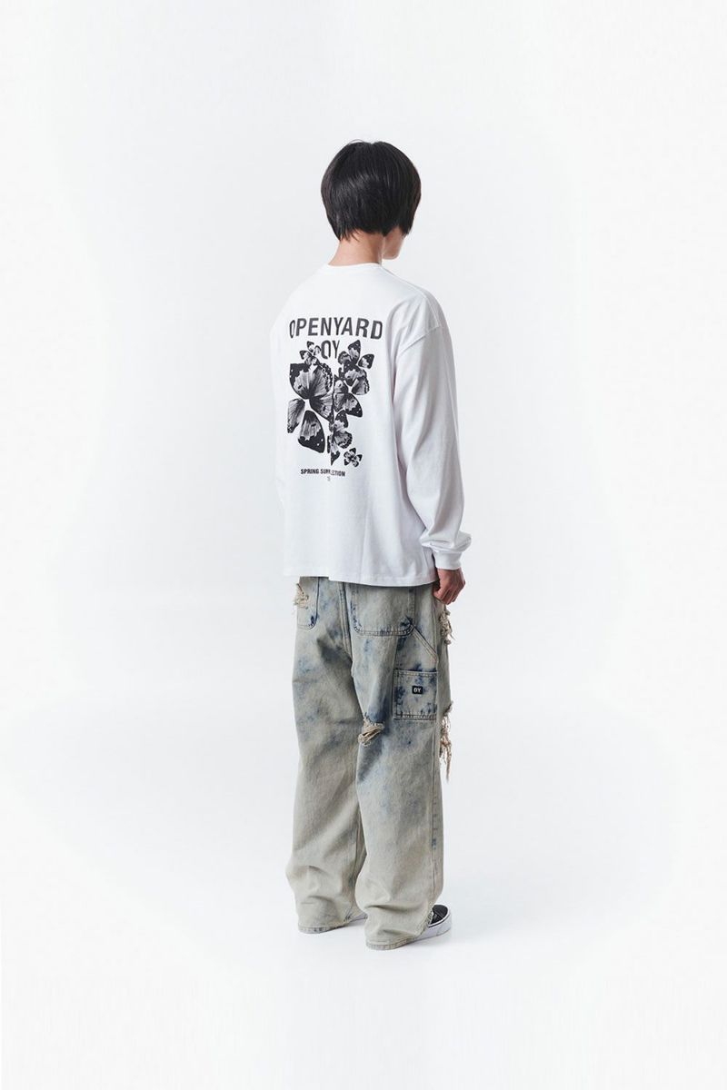 OY オーワイ 蝶ロゴ ロンT BUTTERFLY LOGO LONG SLEEVE/全2色 | DAESE