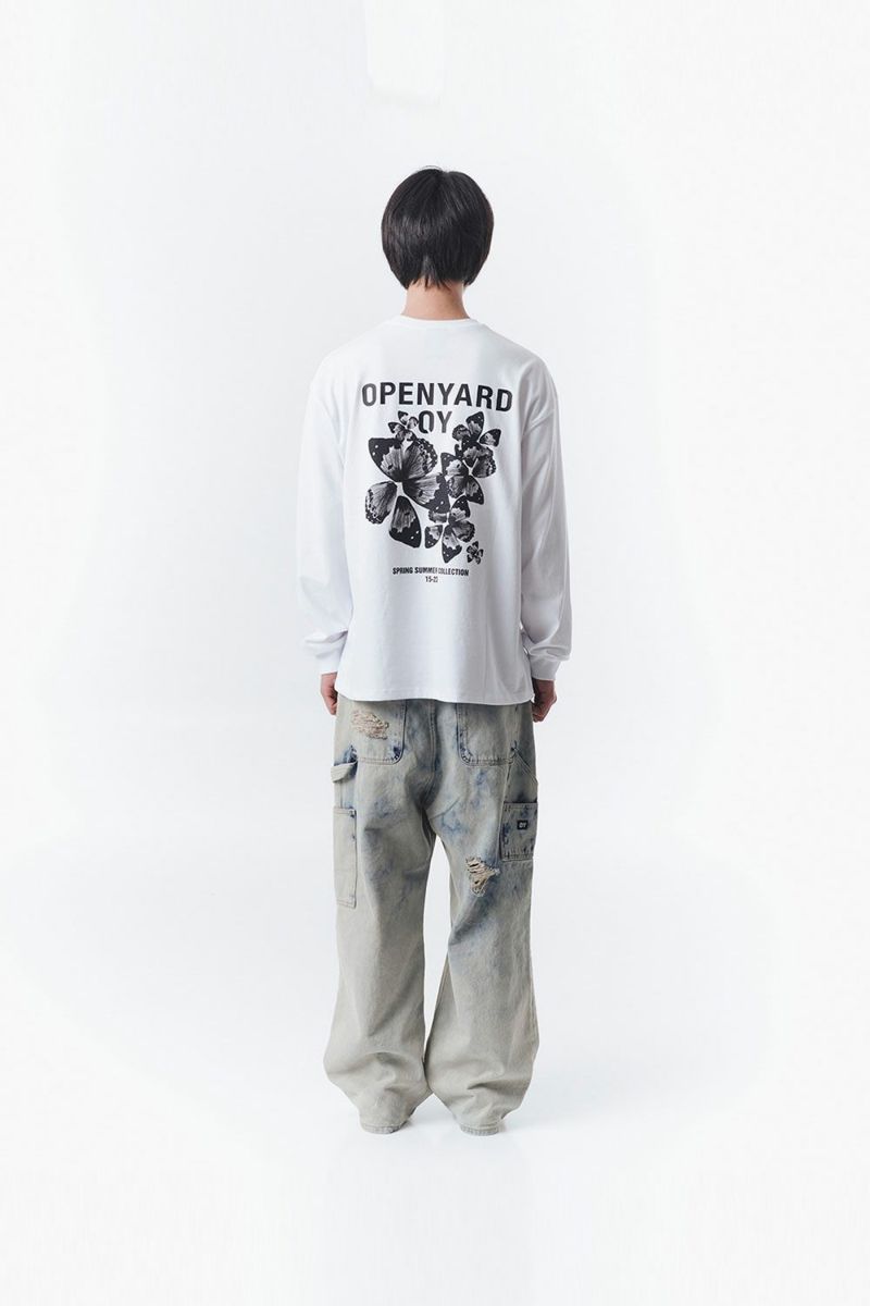 OY オーワイ 蝶ロゴ ロンT BUTTERFLY LOGO LONG SLEEVE/全2色