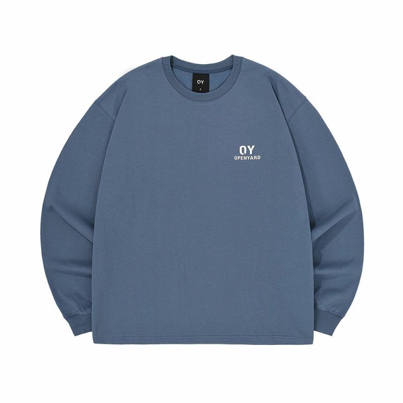 OY オーワイ タイポグラフィロゴ ロンT TYPOGRAPHIC LOGO LONG SLEEVE