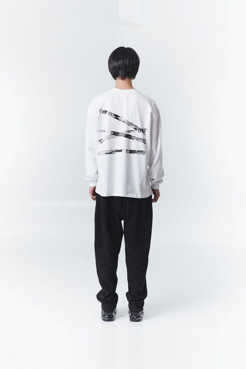 OY オーワイ ペイントラインロゴ ロンT PAINT LINE LOGO LONG SLEEVE