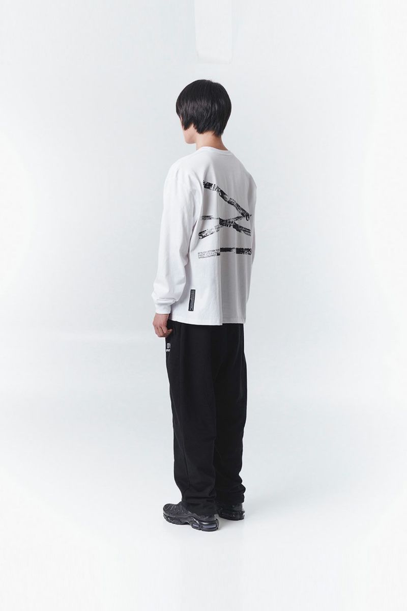 OY オーワイ ペイントラインロゴ ロンT PAINT LINE LOGO LONG SLEEVE