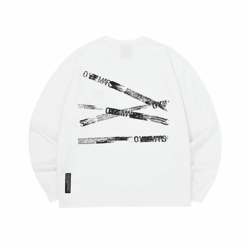 OY オーワイ ペイントラインロゴ ロンT PAINT LINE LOGO LONG SLEEVE