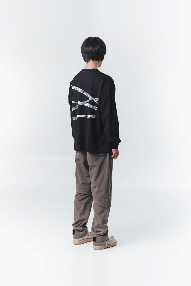 OY オーワイ ペイントラインロゴ ロンT PAINT LINE LOGO LONG