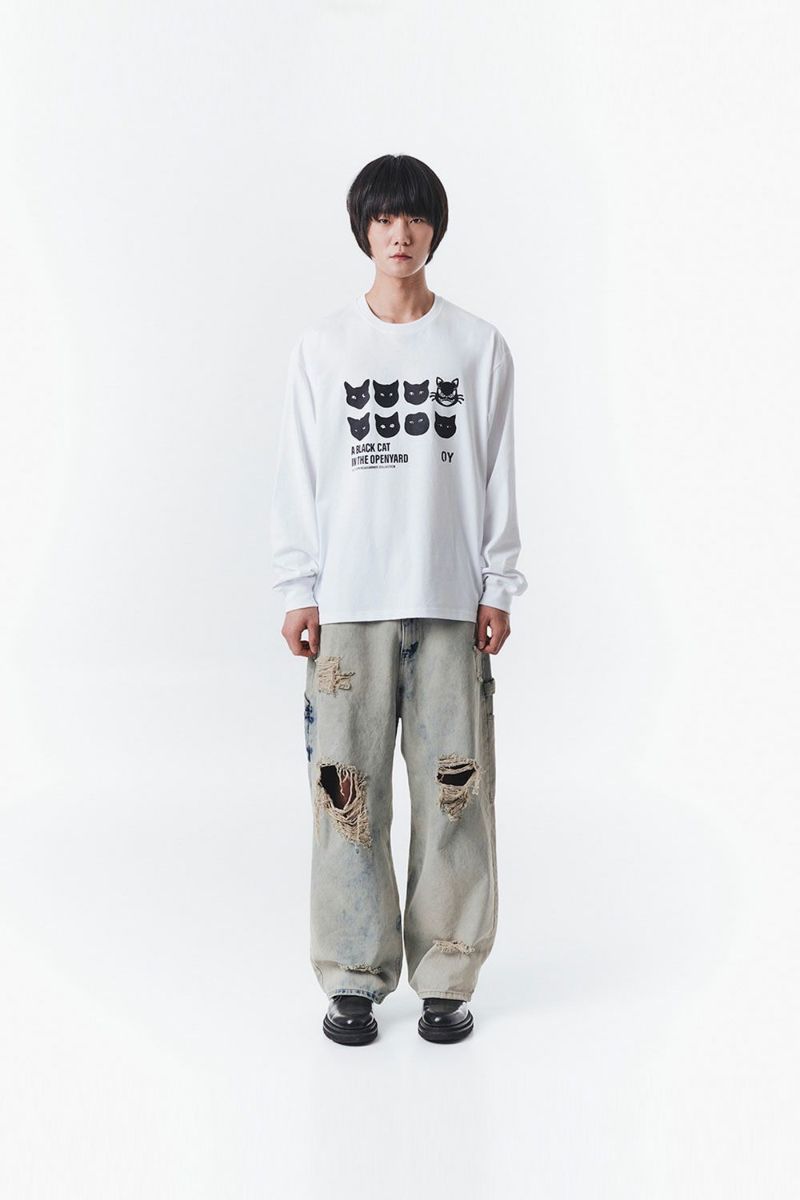 OY オーワイ エモーション キャット ロンT EMOTION CAT LONG SLEEVE/全2色