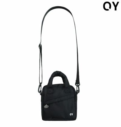 OY オーワイ ミニクロスバッグ DIAGONAL LINE ZIPPER MINI CROSS BAG