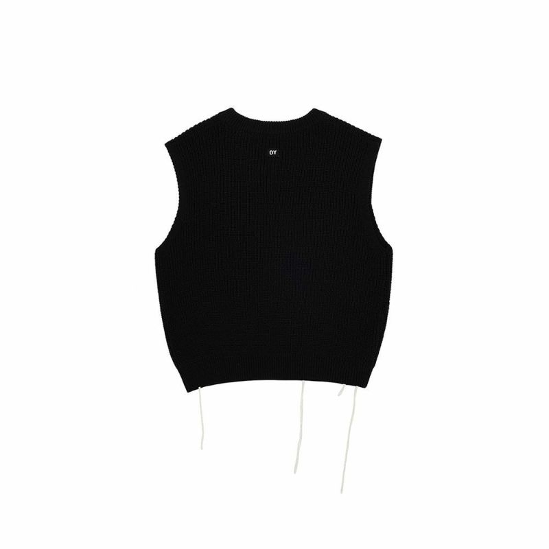 OY オーワイ ステッチニットベスト ZIGZAG STITCH KNIT VEST/全2色