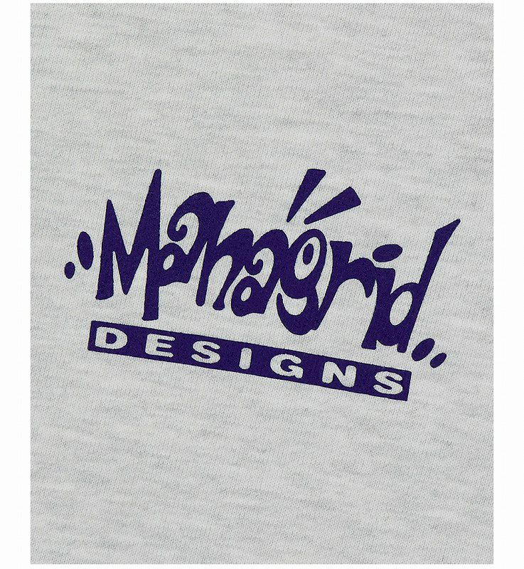 mahagrid マハグリッド 正規品 ラベルロゴ ハーフジップ/全2色