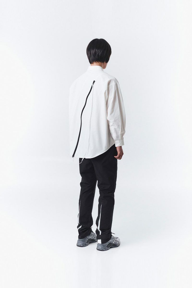 OY オーワイ カーブラインZIPシャツ CURVE LINE ZIPPER SHIRTS/全2色