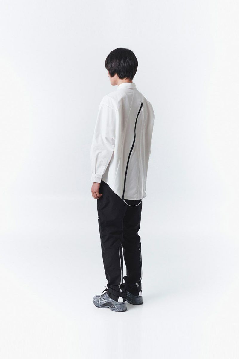 OY オーワイ カーブラインZIPシャツ CURVE LINE ZIPPER SHIRTS/全2色