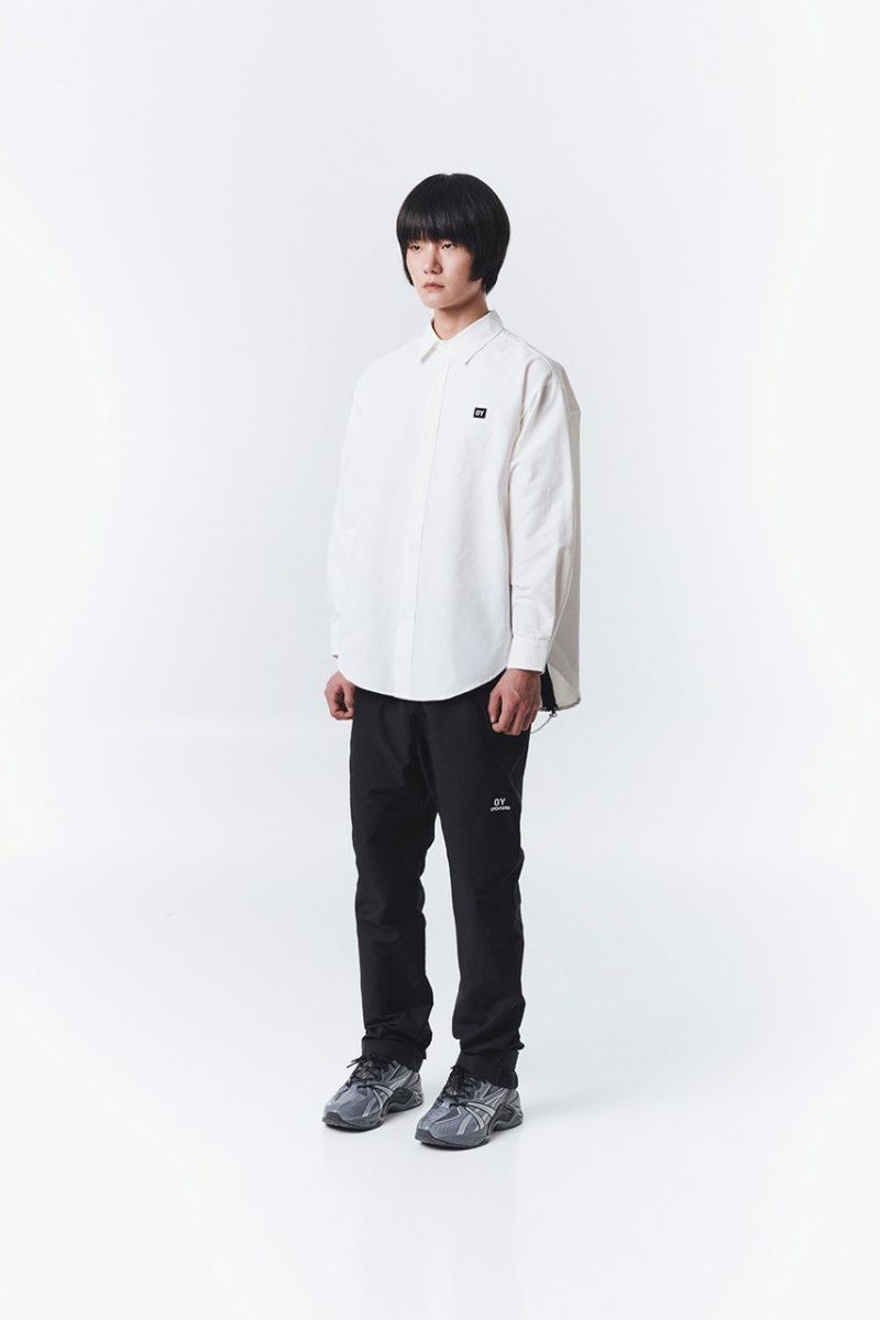 OY オーワイ カーブラインZIPシャツ CURVE LINE ZIPPER SHIRTS/全2色