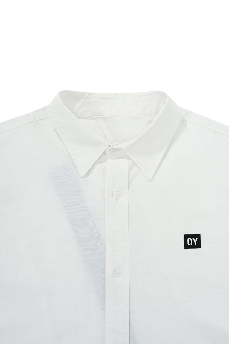 OY オーワイ カーブラインZIPシャツ CURVE LINE ZIPPER SHIRTS
