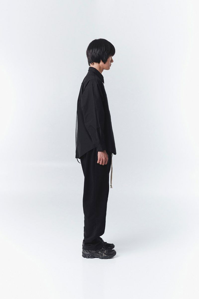 OY オーワイ カーブラインZIPシャツ CURVE LINE ZIPPER SHIRTS/全2色