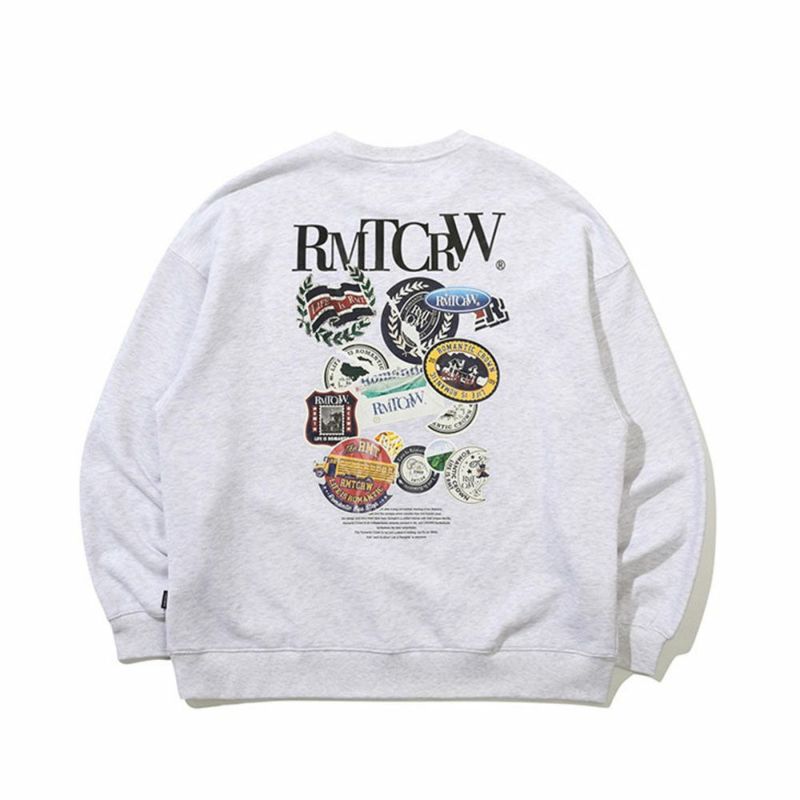 ROMANTICCROWN ロマンティッククラウン ラベルスウェット RMTCRW LABEL