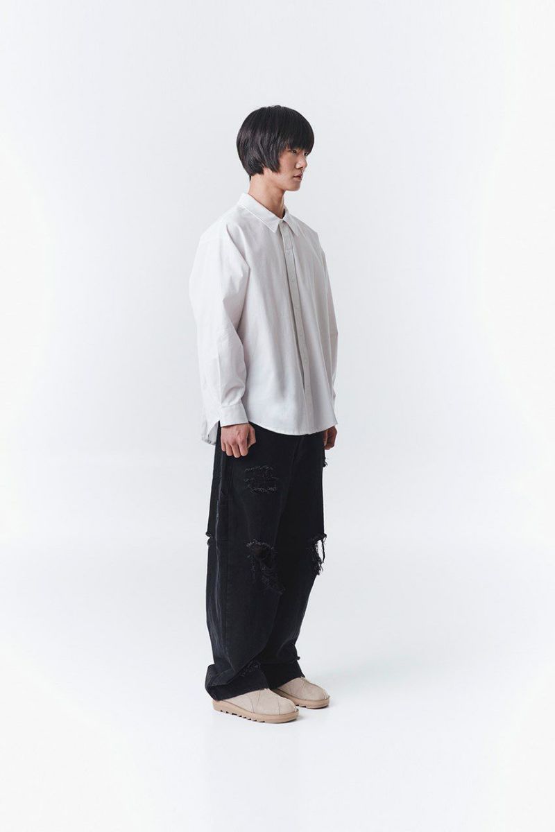 OY オーワイ カーブラインシャツ CURVE LINE SHIRTS/全2色