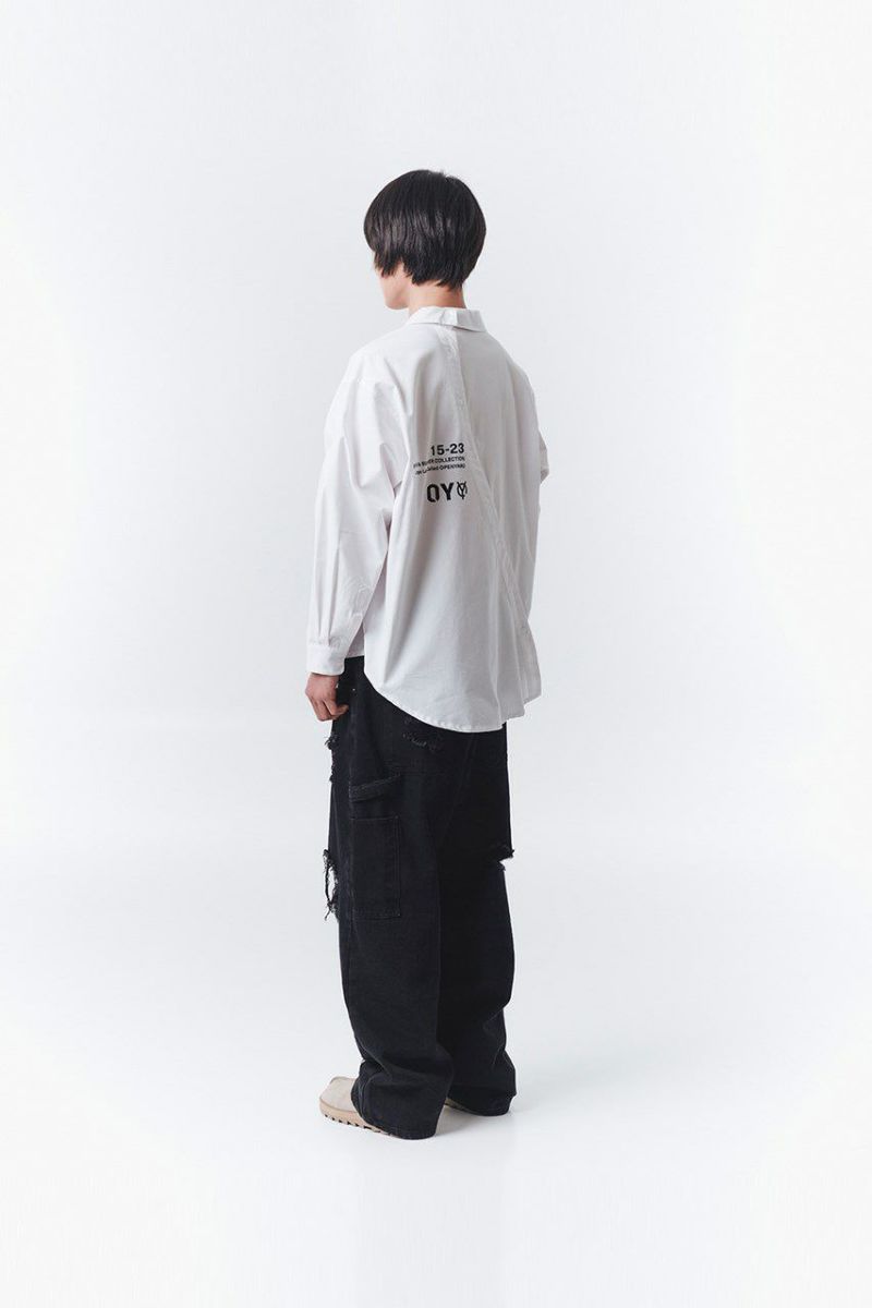 OY オーワイ カーブラインシャツ CURVE LINE SHIRTS/全2色 | DAESE