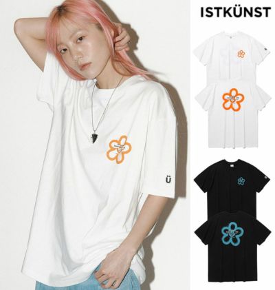 ISTKUNST イストクンスト 正規品 ロゴ&スマイル TEE/全5色 韓国