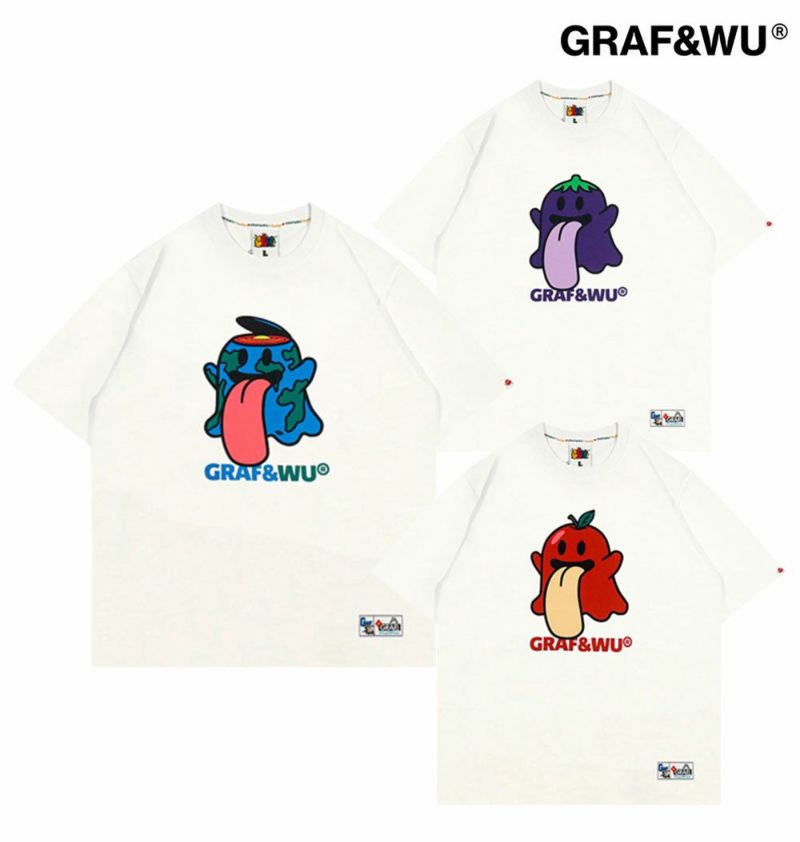 GRAF&WU グラフアンドウー キャラゴーストTEE 半袖Tシャツ/全3色 | DAESE TOKYO(デセトウキョウ)