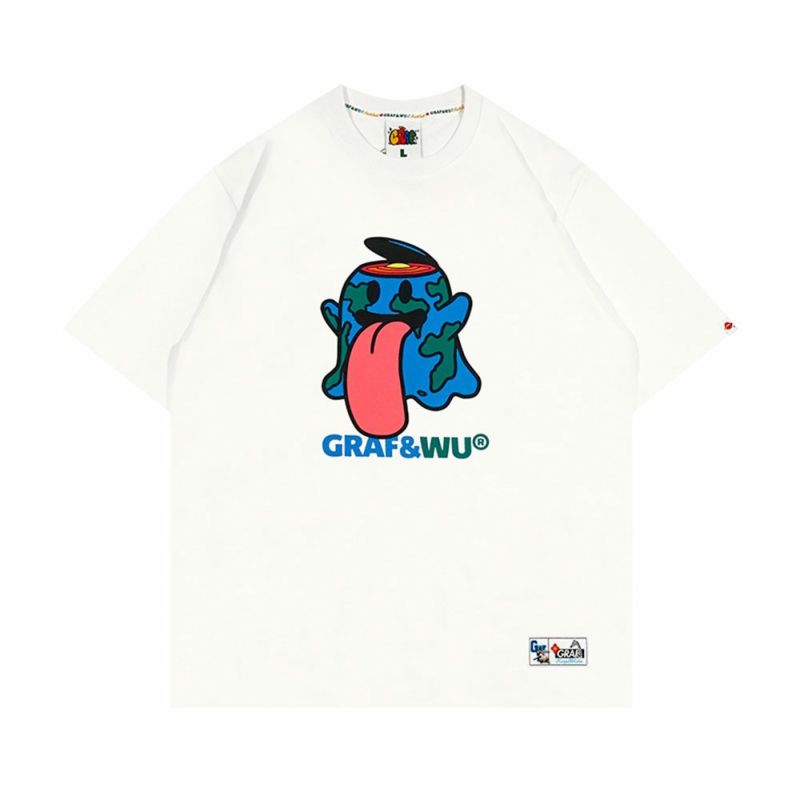 GRAF&WU グラフアンドウー キャラゴーストTEE 半袖Tシャツ/全3色