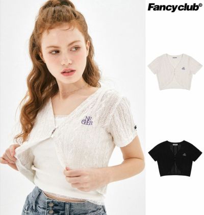 NASTY FANCY CLUB ナスティーファンシークラブ BELLEZA SQUAR NECK ZIP