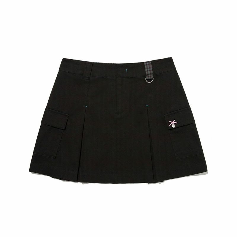 KIRSH CHERRY BEAD DETAIL CARGO SKIRT/キルシーチェリーカーゴミニ