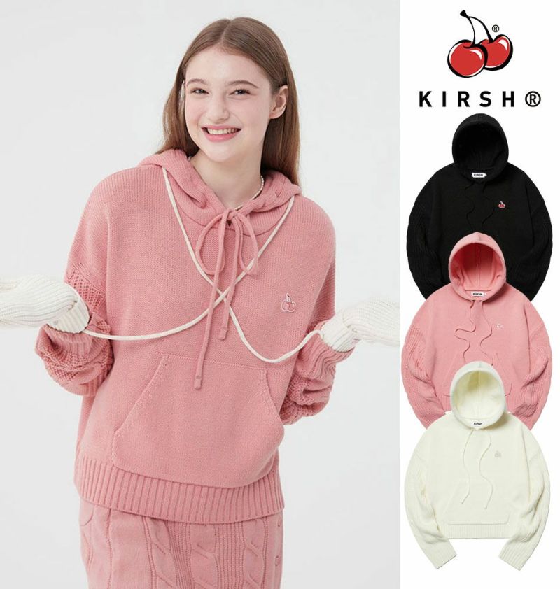 KIRSH SMALL CHERRY SHORT KNIT HOODIE ショットニット フーディー | DAESE TOKYO(デセトウキョウ)