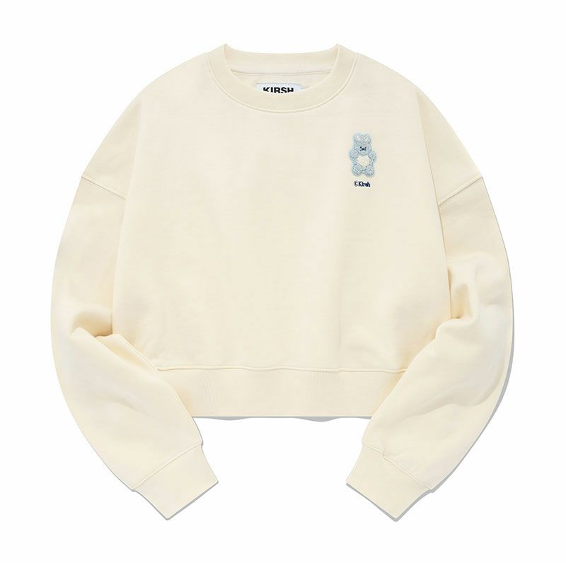 KIRSH WITTY BUNNY CROP SWEATSHIRT クロップド丈スウェット-