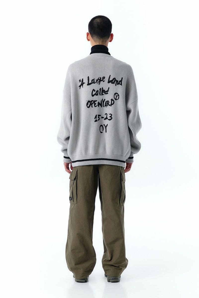 OY オーワイ ポラジップニット MTM POLA ZIPPER PAINT KNIT MTM/全3色