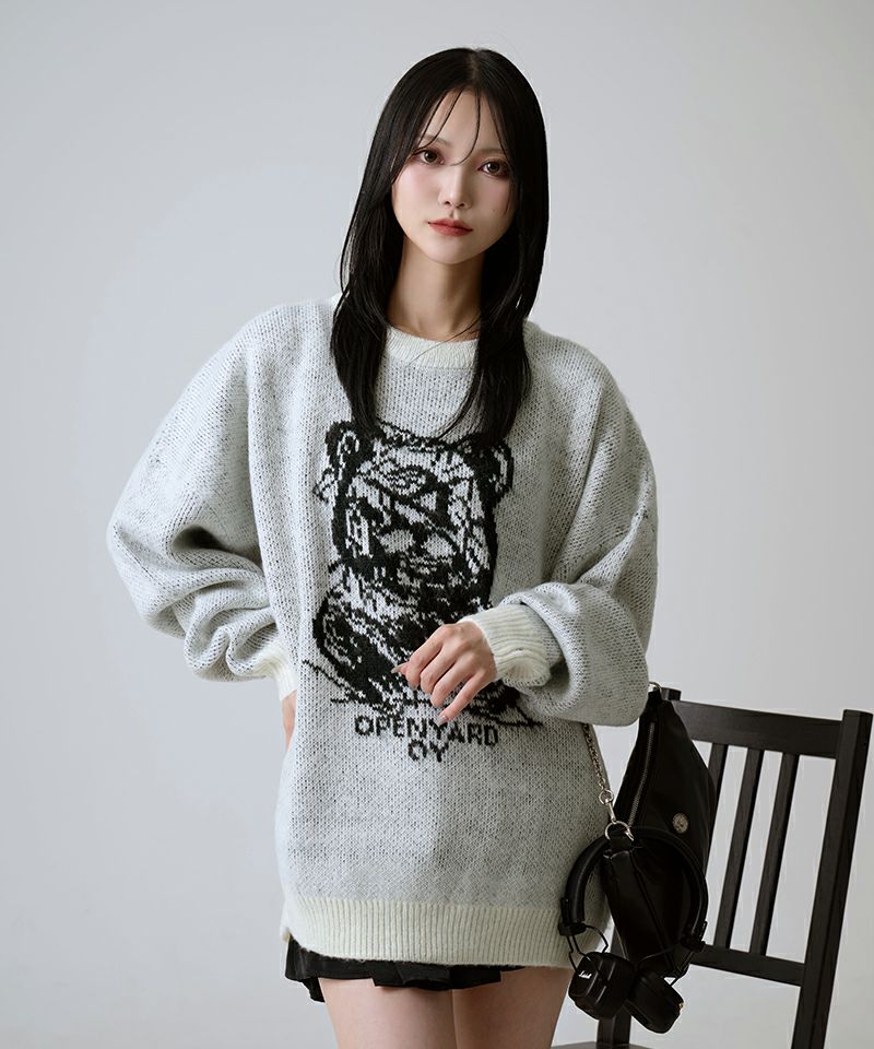 OY オーワイ へアリースケッチ オードリーニット HAIRY SKETCH ODOLLY KNIT/全4色