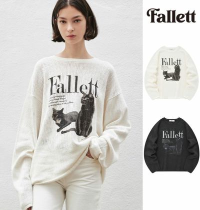 FALLETT ファレット DEUX NERO PRINTED KNIT/全2色