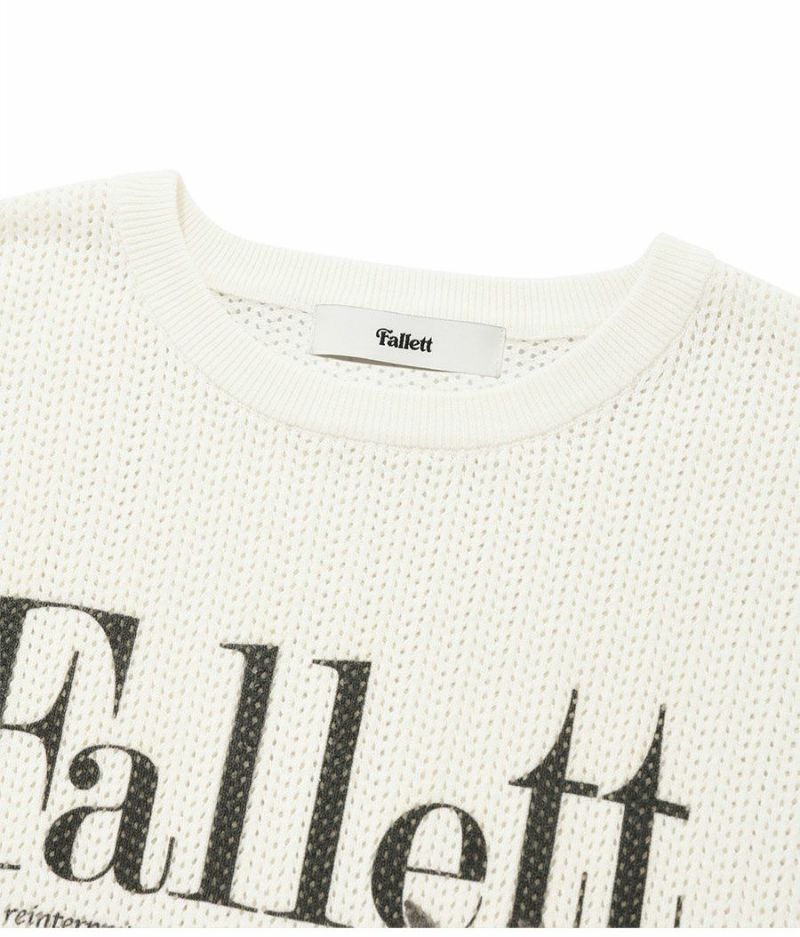 FALLETT ファレット DEUX NERO PRINTED KNIT/全2色