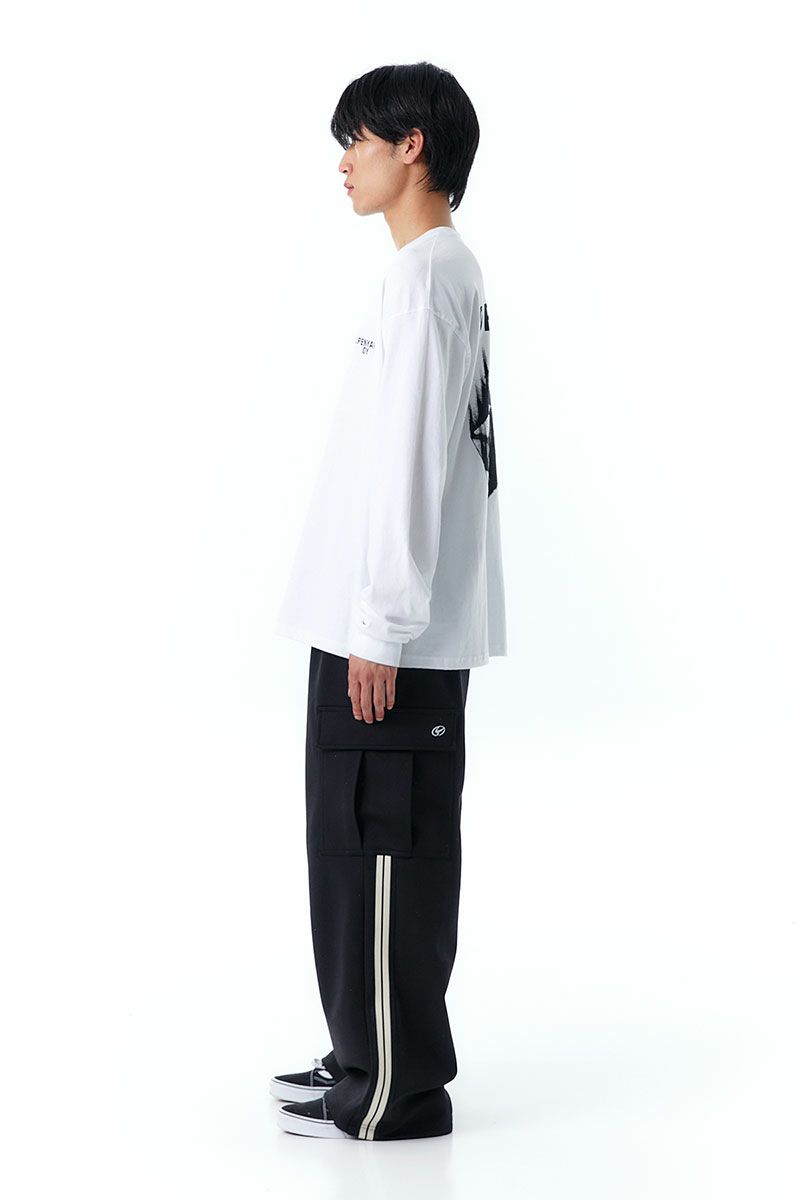 ★OY★FLAME CUBE LONG SLEEVE-BLACK★正規品/韓国直送料込/人気 ☆OY☆FLAME CUBE LONG SLEEVE-BLACK☆正規品/韓国直送料込/人気